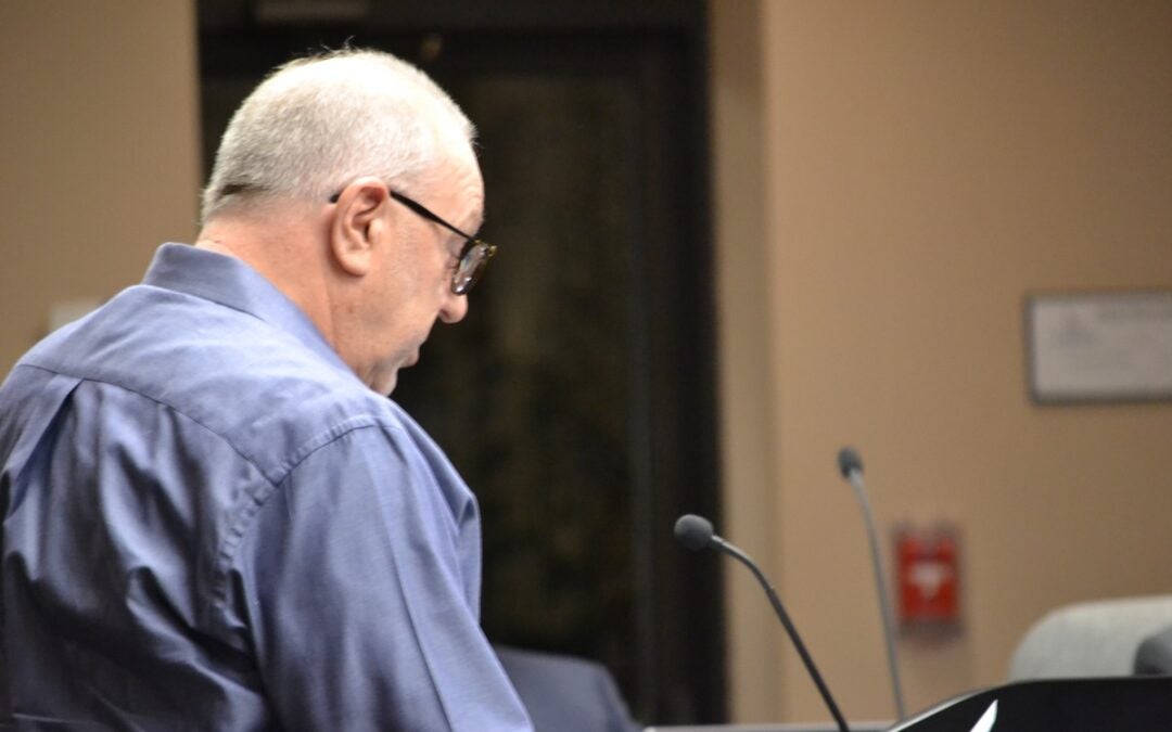 Alan Wyatt, chair of the group Citizens for Open Governance, spoke at the Columbia County Board of Commissioners meeting on Tuesday, Nov. 4. Staff photo by Stephanie Hill