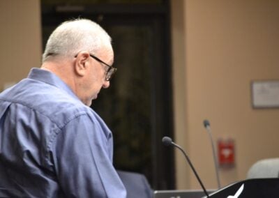 Alan Wyatt, chair of the group Citizens for Open Governance, spoke at the Columbia County Board of Commissioners meeting on Tuesday, Nov. 4. Staff photo by Stephanie Hill