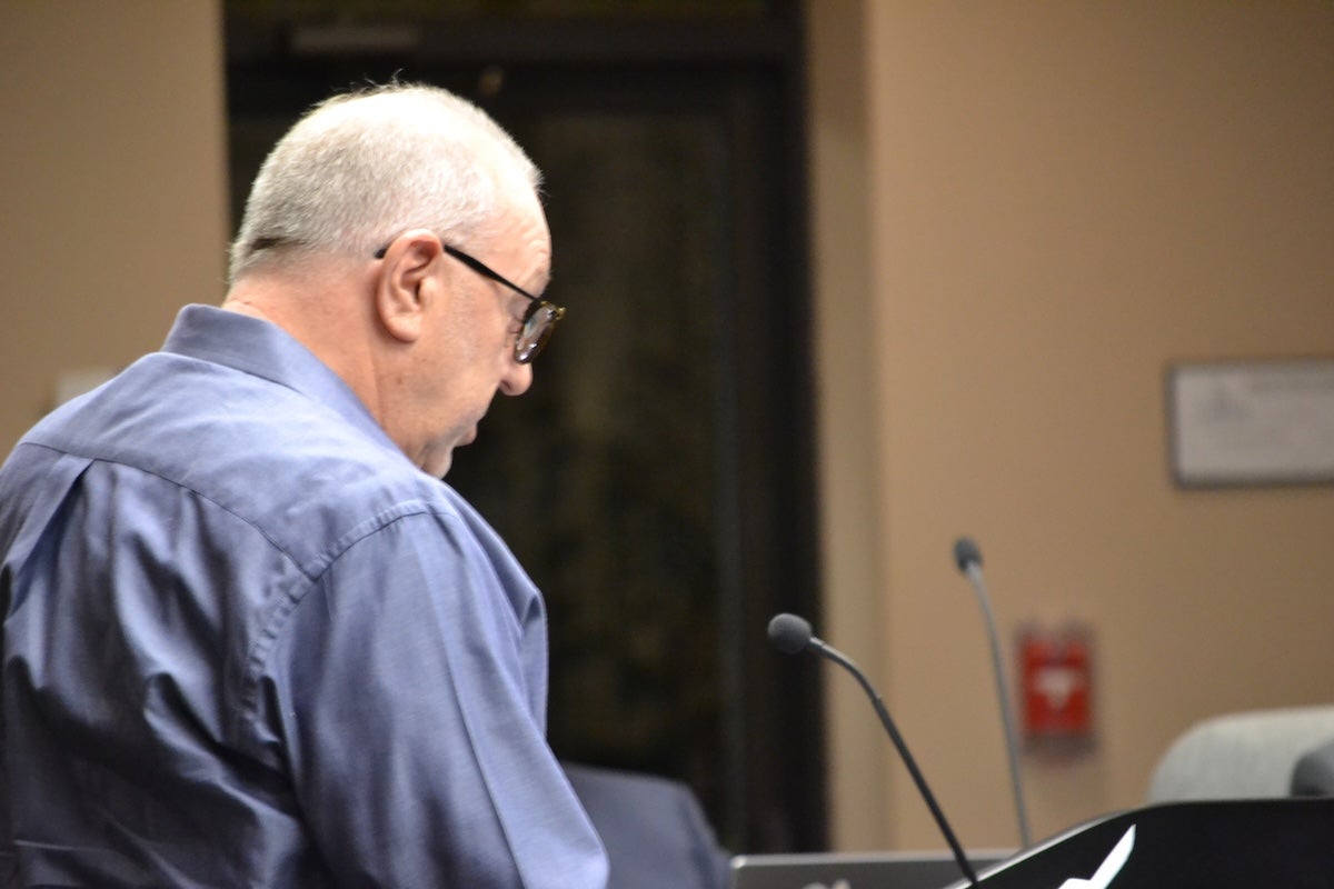 Alan Wyatt, chair of the group Citizens for Open Governance, spoke at the Columbia County Board of Commissioners meeting on Tuesday, Nov. 4. Staff photo by Stephanie Hill