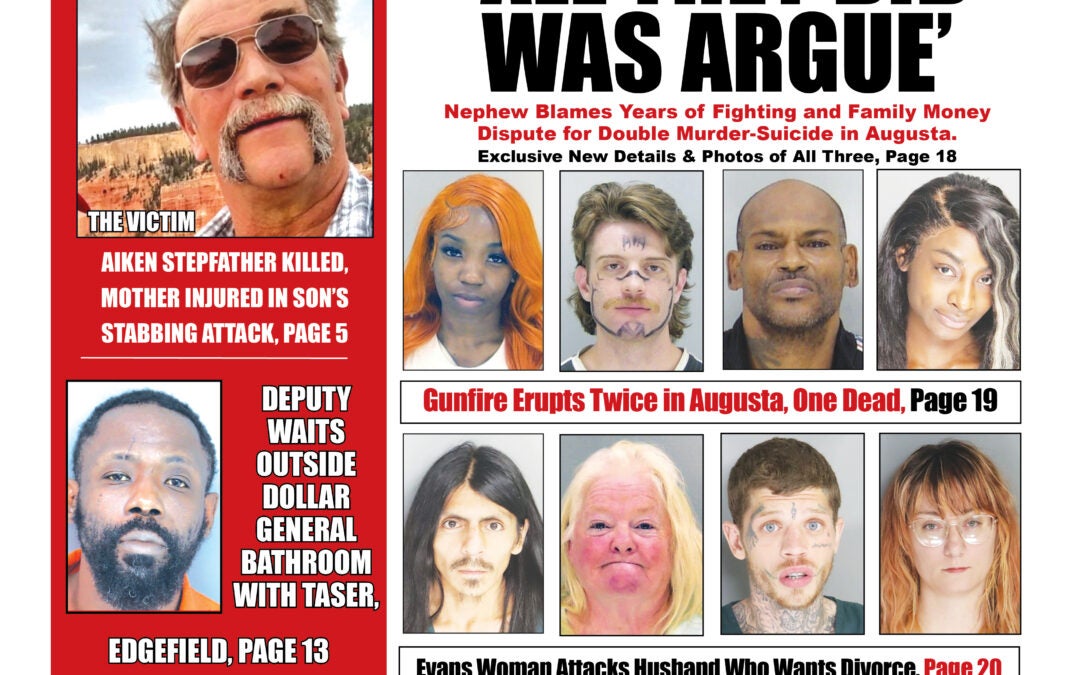 The front cover of the Jail Report for November 7th, 2025.