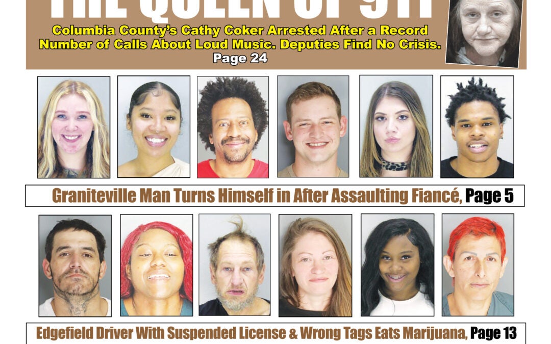 The front cover of the jail report for November 21st, 2025.