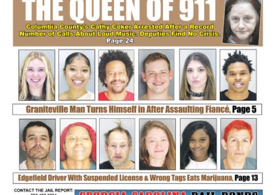 The front cover of the jail report for November 21st, 2025.