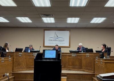 The Columbia County Board of Commissioners met on Tuesday, Nov. 18. Staff photo by Stephanie Hill