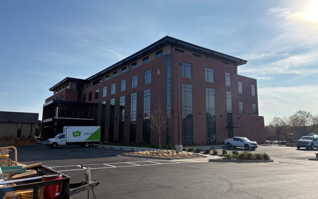 Photo of the new Building A at the Evans Government Center Complex.