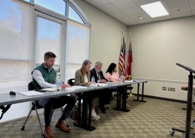 The Columbia County Library System Board of Trustees met for the first time on Thursday, Nov. 6. Staff photo by Stephanie Hill