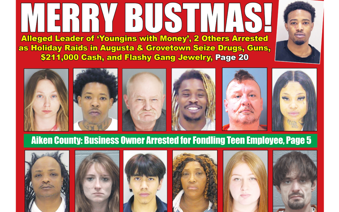 The front cover of the Jail Report for December 19th, 2025.