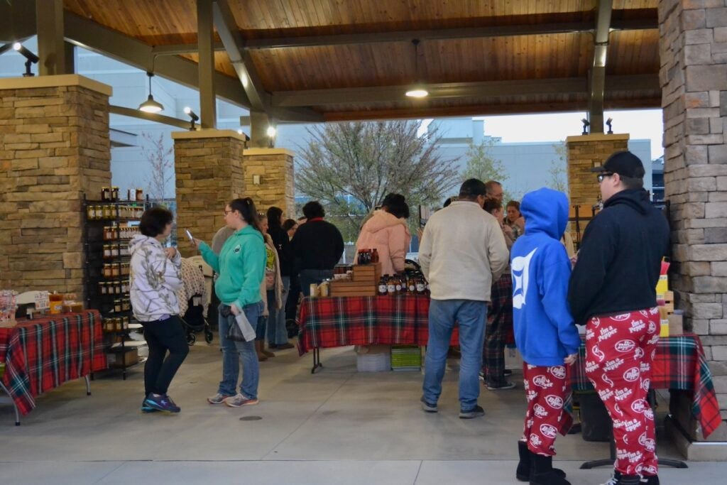 Community members browsed the different booths at the Christmas in Columbia County event on Thursday, Dec. 4. Staff photo by Stephanie Hill