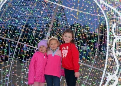 Kelsey Dorner, Addie Dorner and Lainey Dorner were all smiles posing for photos at the Columbia County Christmas tree lighting on Thursday, Dec. 4. Staff photo by Stephanie Hill
