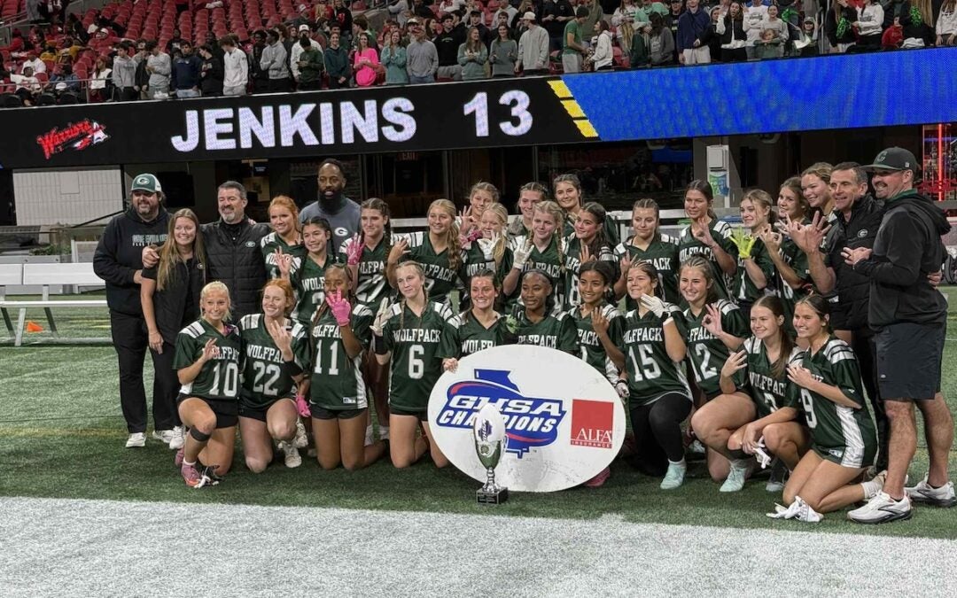The Greenbrier girls flag football team are the state champions for the third year in a row.