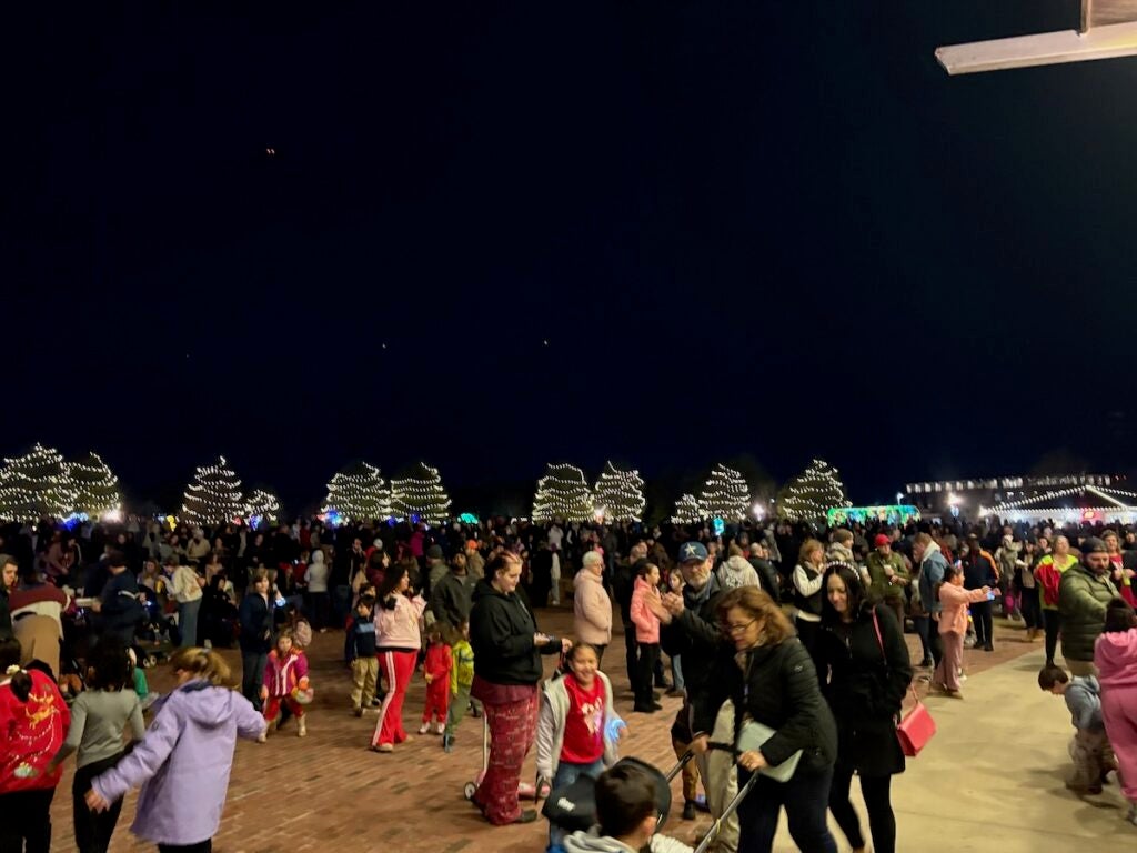 A large crowd came out to the 2025 Columbia County Christmas tree lighting on Thursday, Dec. 4.