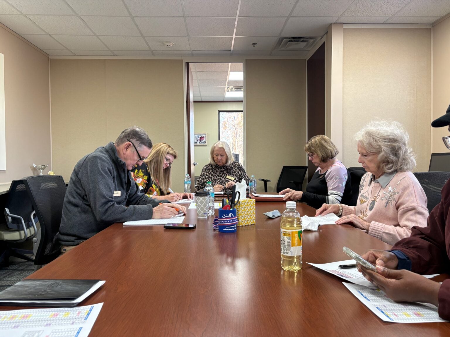 The Columbia County Board of Elections met on Tuesday, Dec. 16. Staff photo by Stephanie Hill