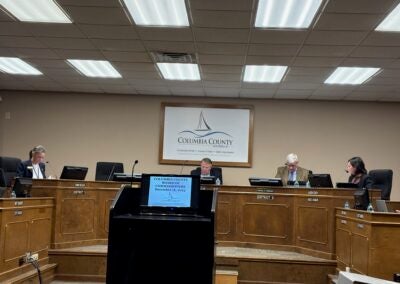 The Columbia County Board of Commissioners met on Tuesday, Dec. 16. Staff photo by Stephanie Hill