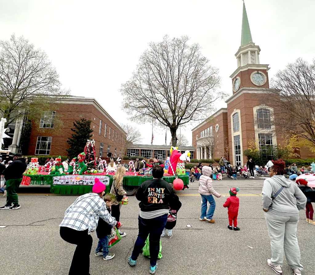 Thousands lined Georgia Avenue in North Augusta Sunday for the North Augusta Christmas Parade. Staff photo by Susan McCord