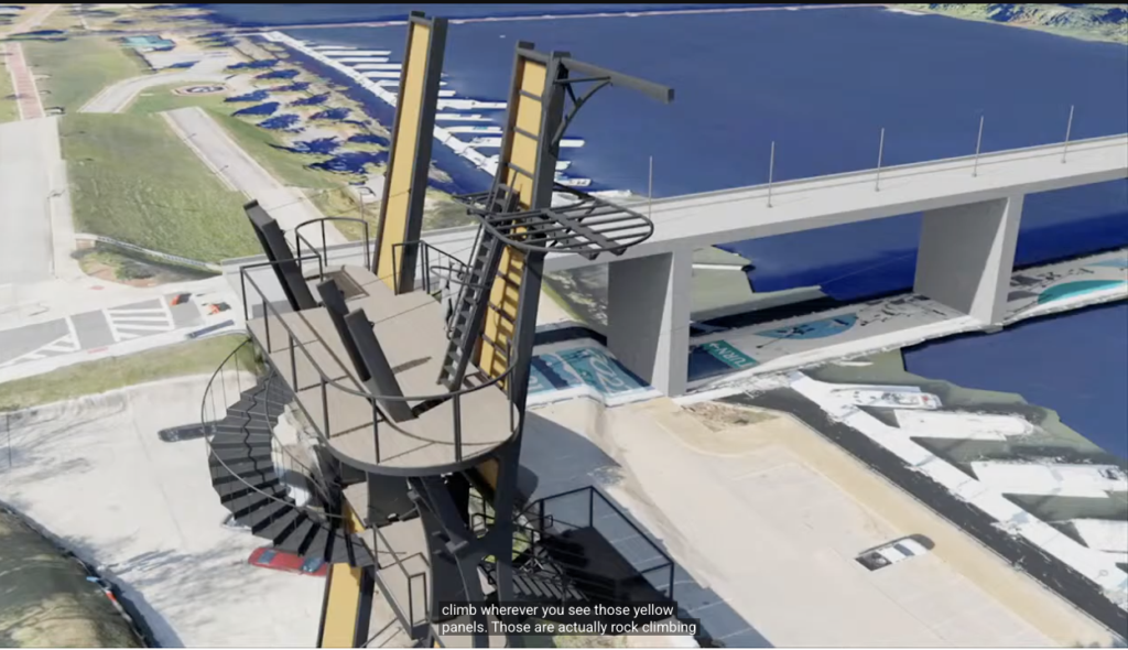 Downtown zipline and climbing tower project survives historic review