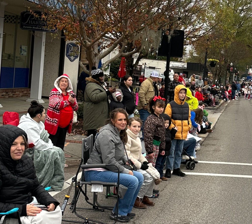 Thousands came out Sunday for the North Augusta Christmas Parade. Staff photo by Susan McCord