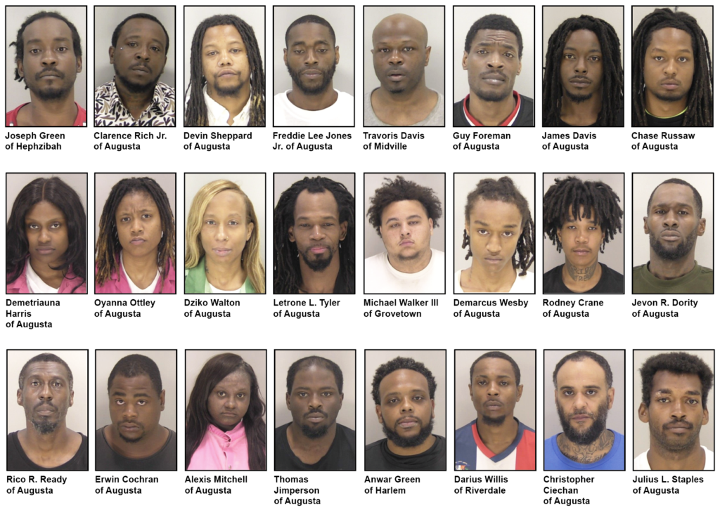 Richmond County gang sweep leads to dozens of arrests, guns and drugs ...