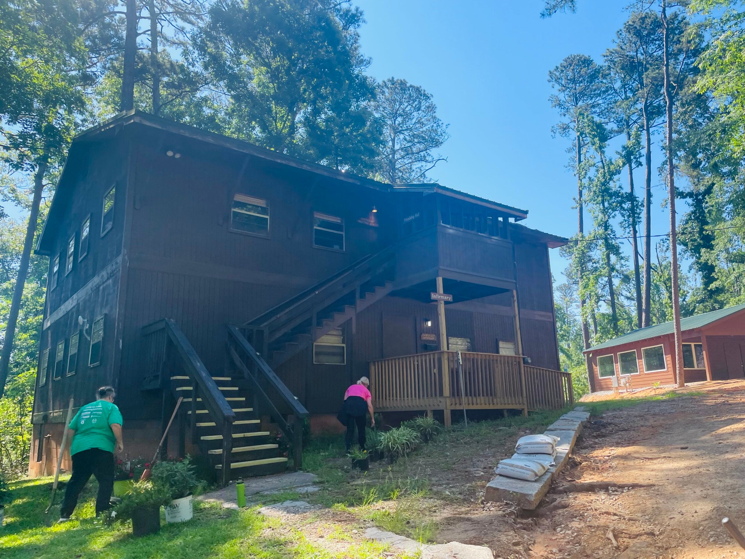 Girl Scouts of Historical Georgia receives donation and volunteer work from local Rotary district as Camp Tanglewood gets ready to reopen for summer