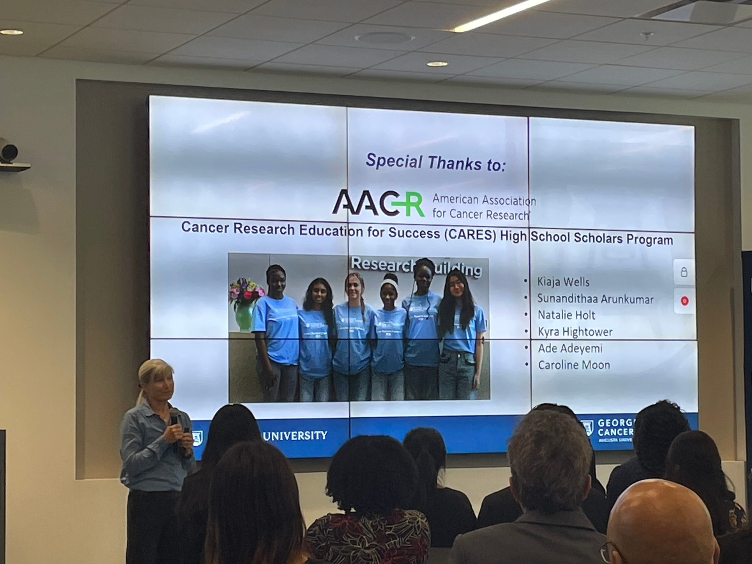 Georgia Cancer Center recognizes cancer research by local high schoolers after a six-week summer program