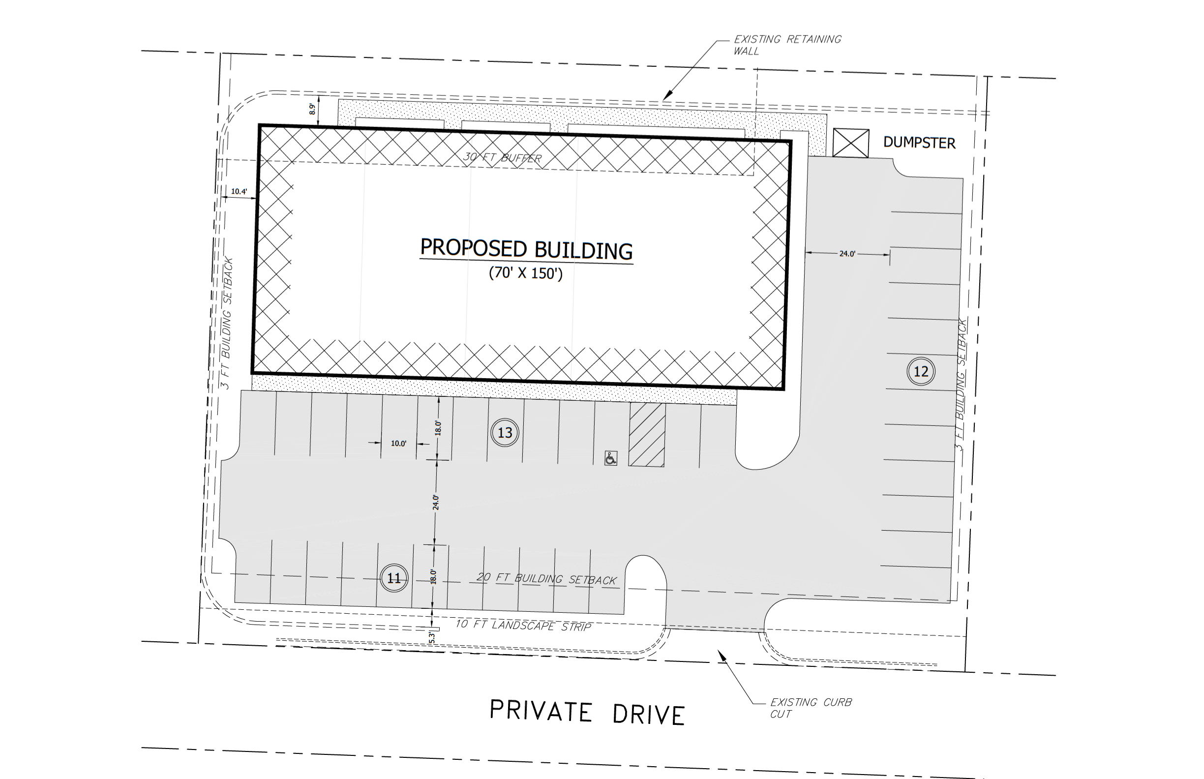 Developer proposes new retail center at Cardinal Square plaza along Washington Road