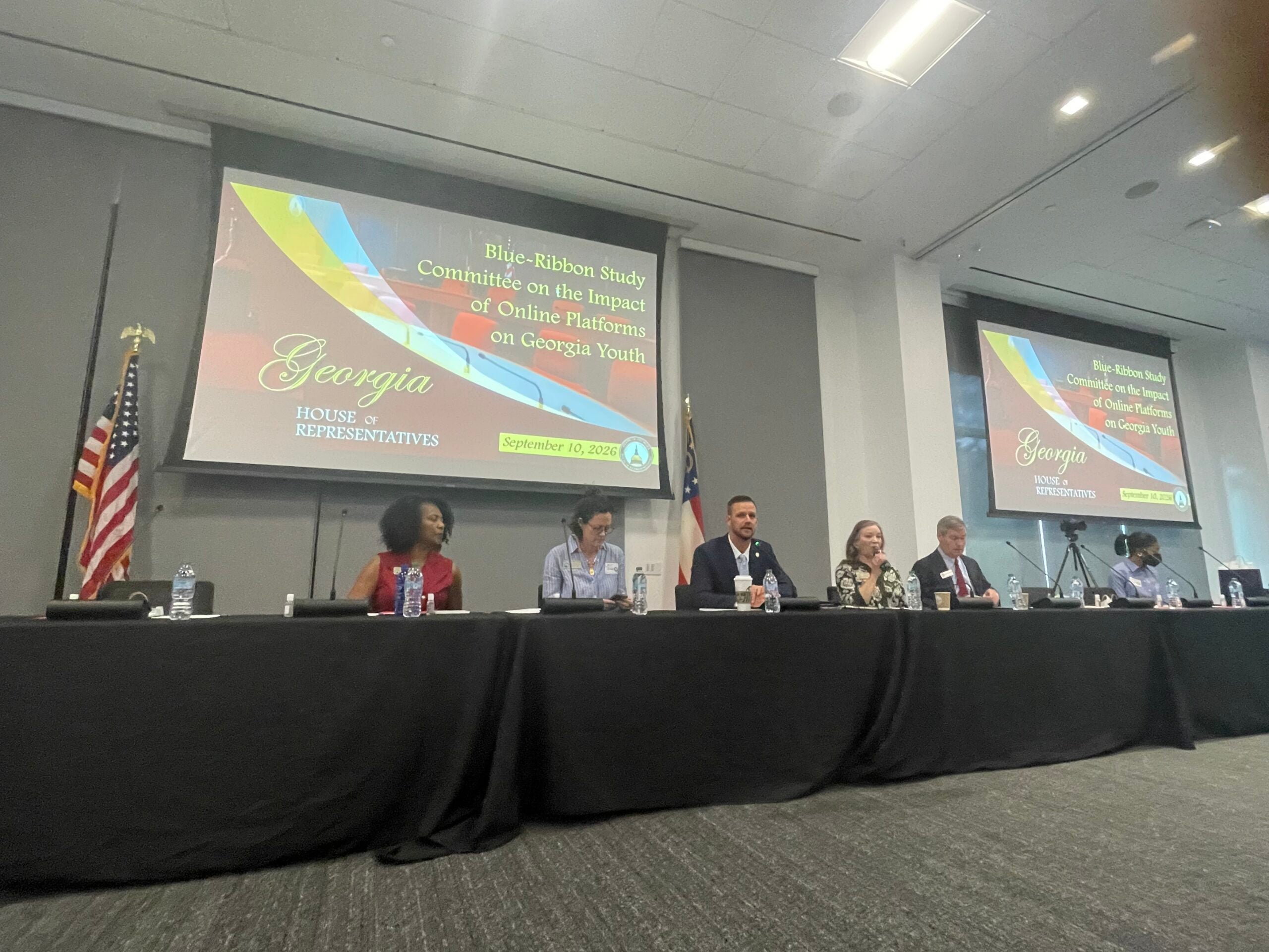 Panel of Georgia state lawmakers meet in Augusta discuss impact of online platforms on youth